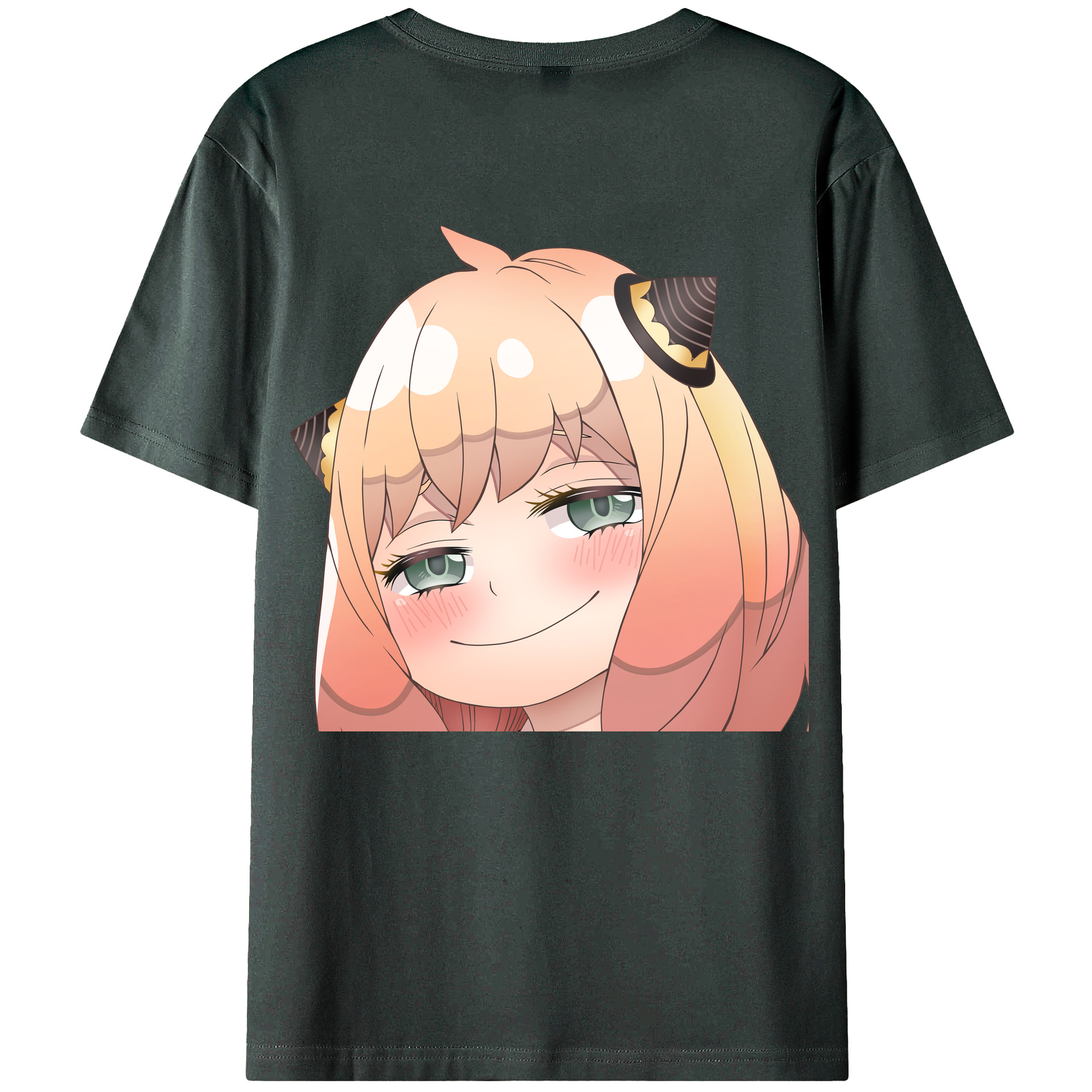 （画像用） SPY×FAMILY间谍家家酒 綿100％ メンズ半袖Tシャツ（バックプリント） 通気性